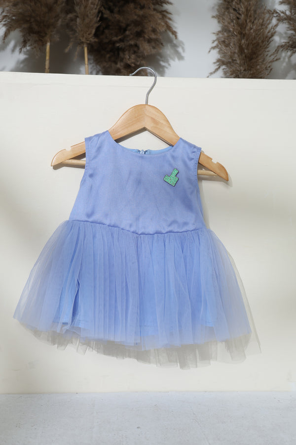 SARCASTIC CHIC BLUE TULLE DRESS